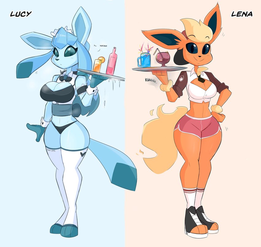 lena and lucy (nintendo and etc) created by kilinah