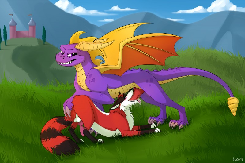 spyro (spyro the dragon and etc) created by caraluca