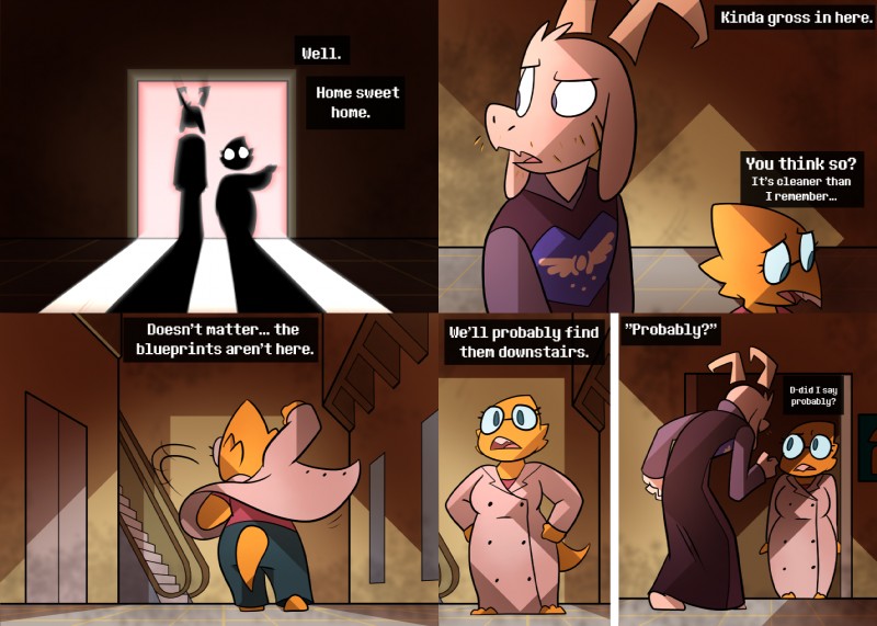 alphys and asriel dreemurr (undertale (series) and etc) created by potoobrigham