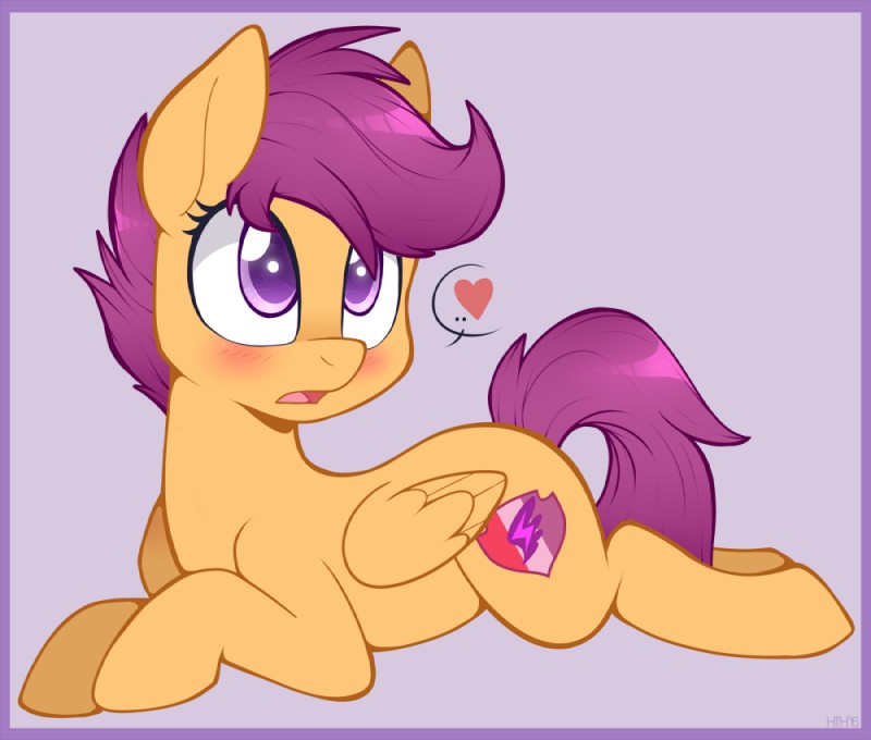 scootaloo (friendship is magic and etc) created by higglytownhero