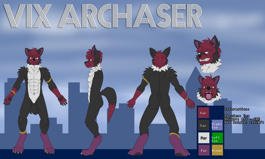 angry anthro biceps butt fur growth hair macro male muscular muscular_anthro muscular_male nude pawpads paws powerful size_transformation solo transformation mew2 vix_archaser canid canine deity fox mammal 5:3 model_sheet