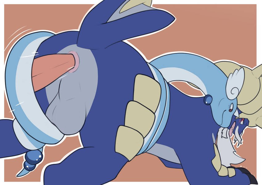 2_penises anal anal_penetration animal_genitalia animal_penis balls coiling feral genitals hemipenes male male/male multi_genitalia multi_penis penetration penis vekrott nintendo pokemon dragonair generation_1_pokemon generation_5_pokemon pokemon_(species) samurott absurd_res hi_res
