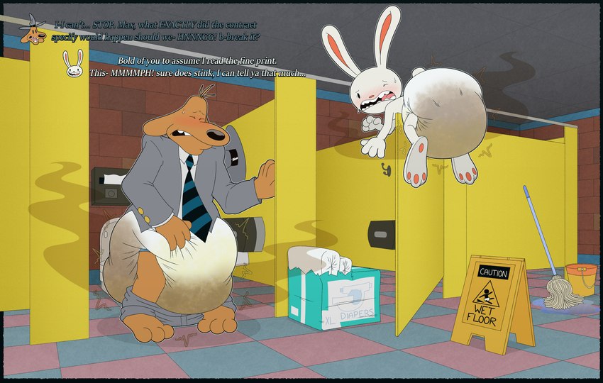 max and samuel dog (sam and max) created by tenerius