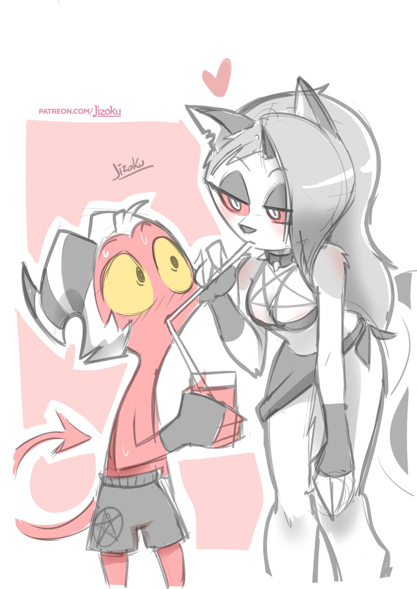 loona and moxxie (helluva boss and etc) created by jizoku