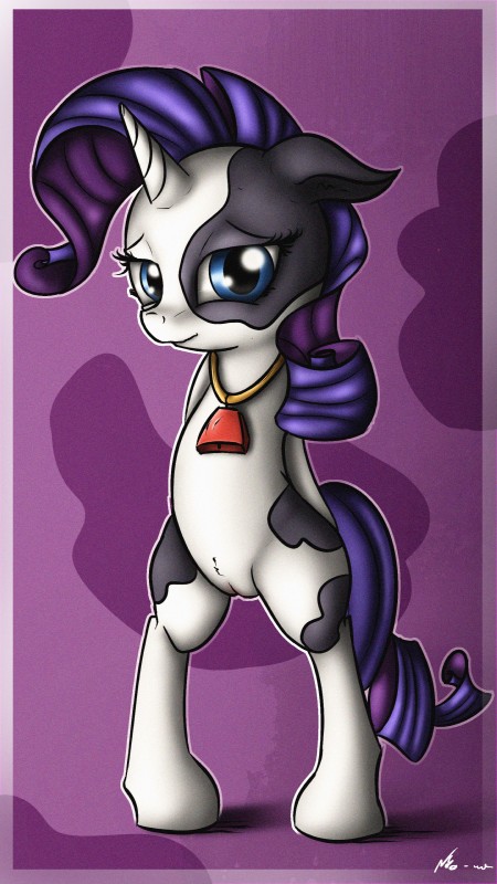 fan character, raricow, and rarity (friendship is magic and etc) created by neko-me