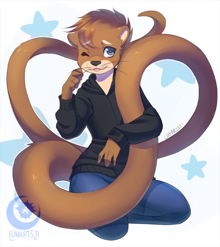 patch the otter created by lunarisdraws