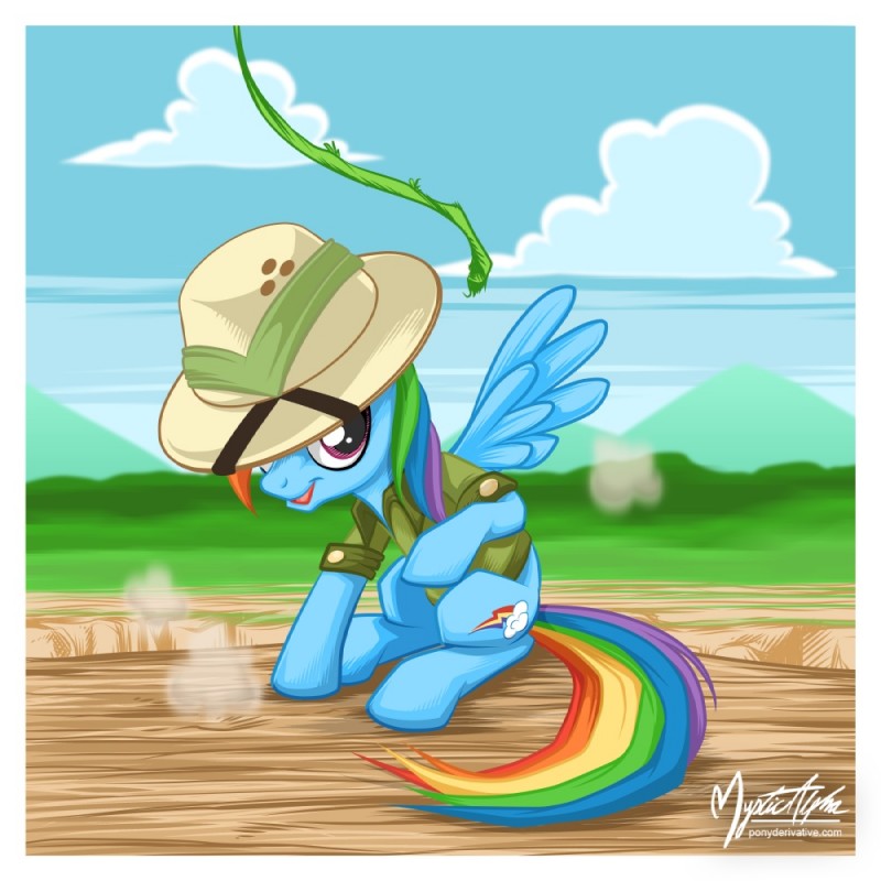 rainbow dash (friendship is magic and etc) created by mysticalpha