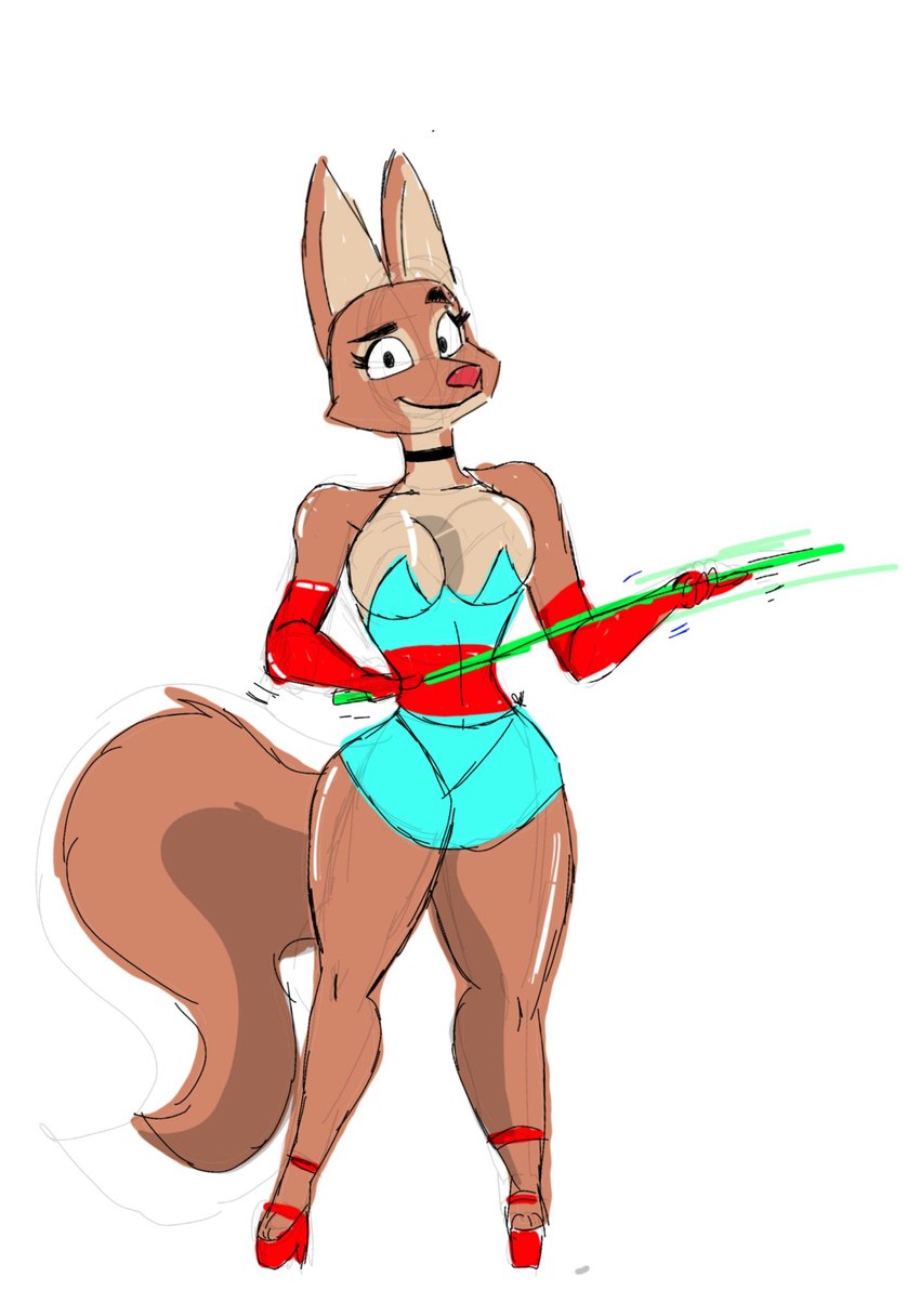 anthro clothing dominatrix eyebrow_piercing facial_piercing female fur latex latex_clothing orange_body orange_fur piercing pink_nose simple_background solo tail white_background jrxt dreamworks the_bad_guys diane_foxington canid canine fox mammal digital_media_(artwork) hi_res