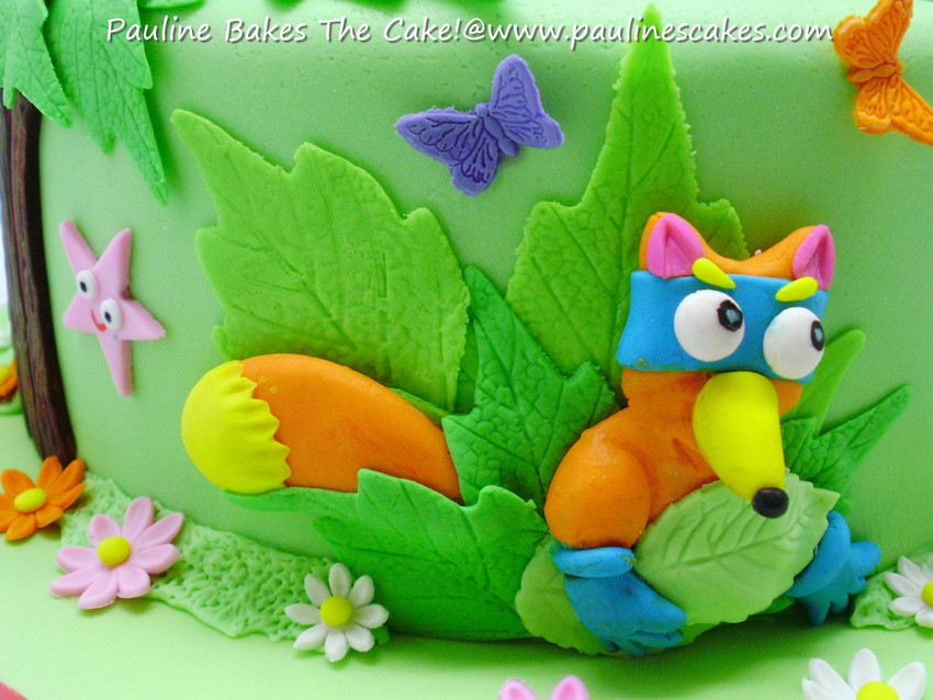 swiper (dora the explorer) created by paulinescakes