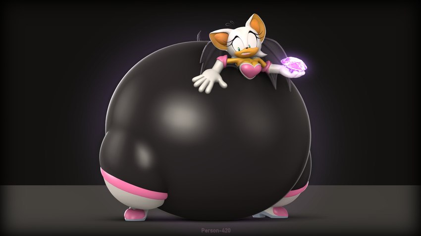 anthro belly belly_expansion big_belly big_butt breasts butt butt_expansion clothing expansion eyelashes female gem gloves handwear huge_belly huge_butt huge_thighs hyper_pear monobutt monobutt_expansion solo thick_thighs wide_hips not_person420 sega sonic_the_hedgehog_(series) rouge_the_bat bat mammal 16:9 2021 3d_(artwork) digital_media_(artwork) hi_res widescreen