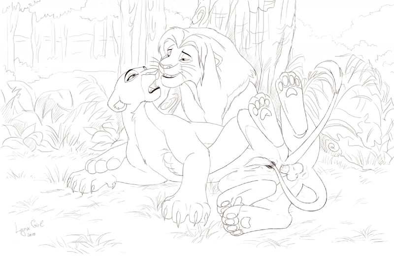 nala and simba (the lion king and etc) created by reallynxgirl