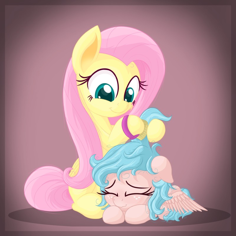 cozy glow and fluttershy (friendship is magic and etc) created by vito