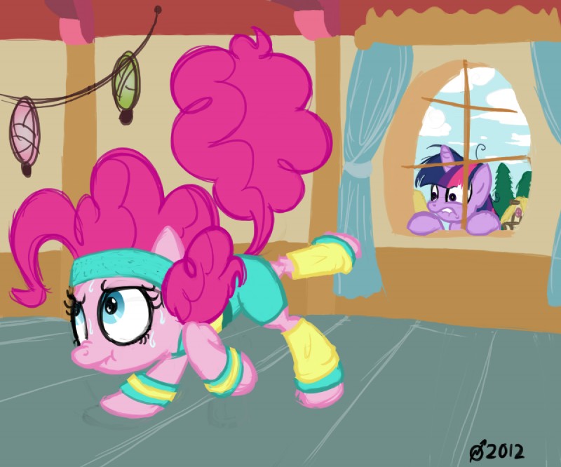pinkie pie and twilight sparkle (friendship is magic and etc) created by elslowmo