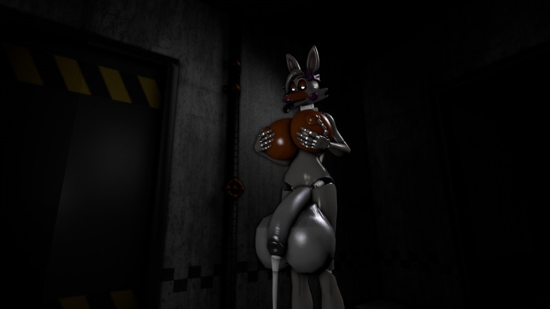 lolbit and lolbit (five nights at freddy's world and etc) created by cryptin
