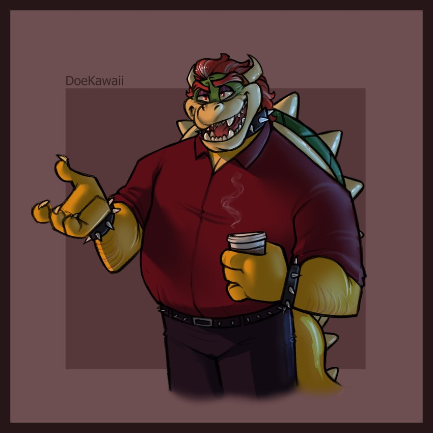 bowser (mario bros and etc) created by doekawaii