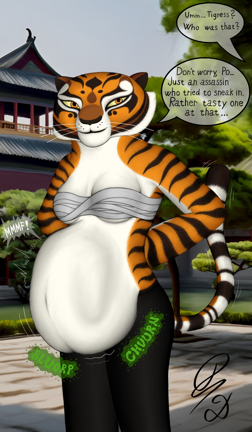 master tigress (kung fu panda and etc) created by dragonczech