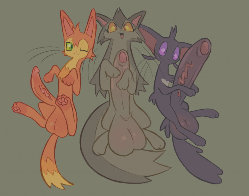 firestar, graystripe, and ravenpaw (warriors (book series) and etc) created by labbit (artist)