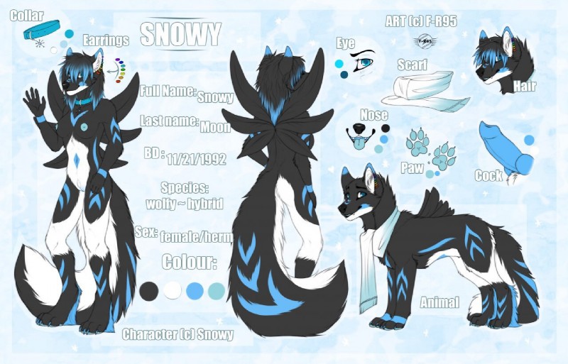 snowy (yuki-the-fox) created by f-r95
