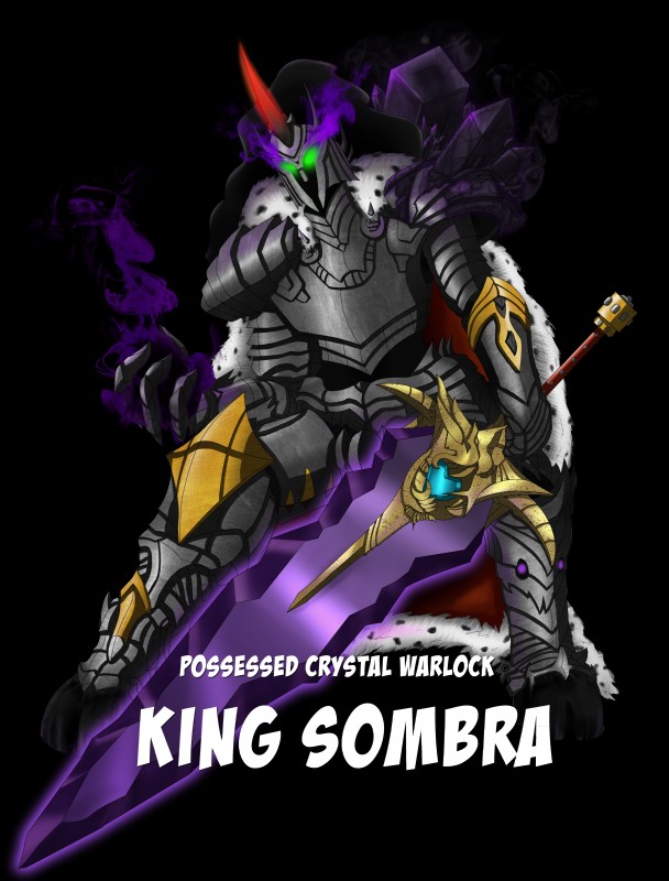 king sombra (friendship is magic and etc) created by hellbeholder
