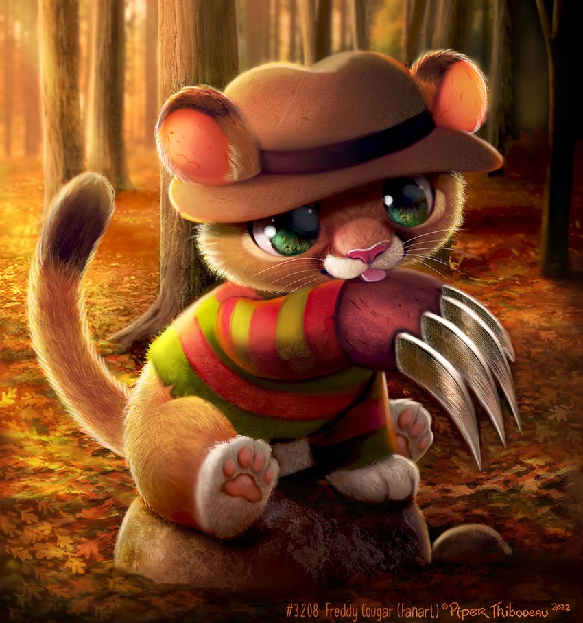 freddy krueger (nightmare on elm street) created by piper thibodeau