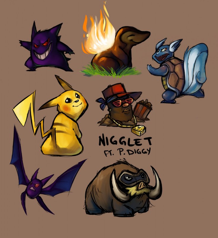 nigglet (nintendo and etc) created by shenanigan