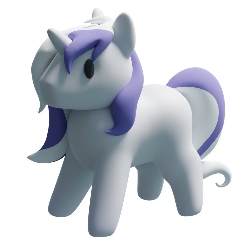 female fur hair horn multicolored_hair plushie purple_hair simple_background solo two_tone_hair white_background white_body white_fur white_hair lunar57 hasbro my_little_pony mythology fan_character selena_hala_(oc) equid equine mammal mythological_creature mythological_equine unicorn 1:1 3d_(artwork) digital_media_(artwork) hi_res