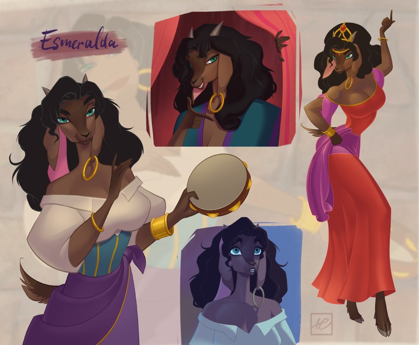 esmeralda (the hunchback of notre dame and etc) created by holivi