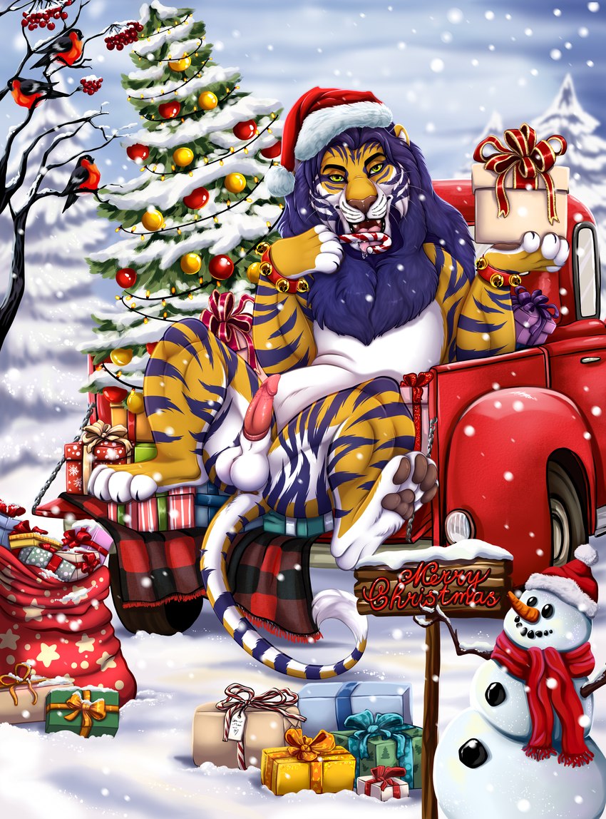 animal_genitalia animal_penis ball balls car christmas_tree feline_genitalia feline_penis feral fur furniture genitals holidays male motor_vehicle nude outside penis plant seaside sky snow snowman solo tree vehicle xtreme3246 christmas microsoft the_elder_scrolls kovu_muabdib felid hybrid khajiit liger mammal pantherine tiger absurd_res hi_res