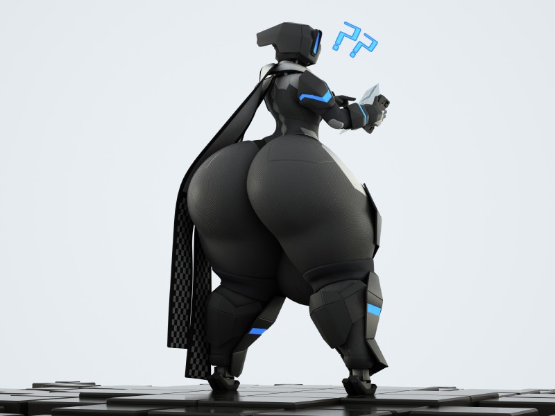 anthro balls big_balls big_butt butt butt_focus genitals huge_balls huge_butt huge_thighs hyper hyper_balls hyper_genitalia hyper_thighs machine male question_mark simple_background solo standing thick_thighs wide_hips anthroanim s.o.r.u. robot 2017 3d_(artwork) 4:3 digital_media_(artwork) hi_res