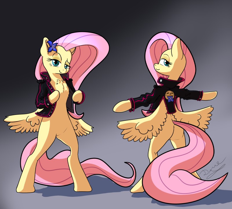 fluttershy (friendship is magic and etc) created by davionx