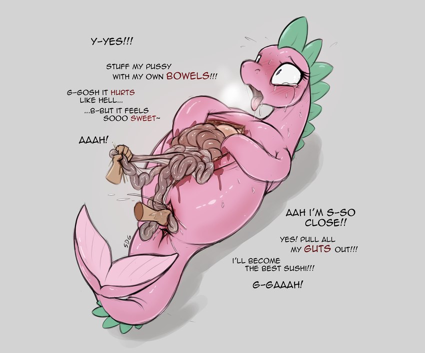 serendipity (serendipity the pink dragon and etc) created by slowderpyguy