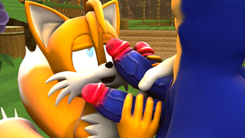 anthro duo fellatio genitals handjob kneeling male male/male masturbation multi_genitalia multi_penis oral penile penis penis_in_face sex standing young young_anthro garbage-chan sega sonic_the_hedgehog_(series) miles_prower sonic_the_hedgehog canid canine eulipotyphlan fox hedgehog mammal 16:9 3d_(artwork) digital_media_(artwork) source_filmmaker_(artwork) widescreen