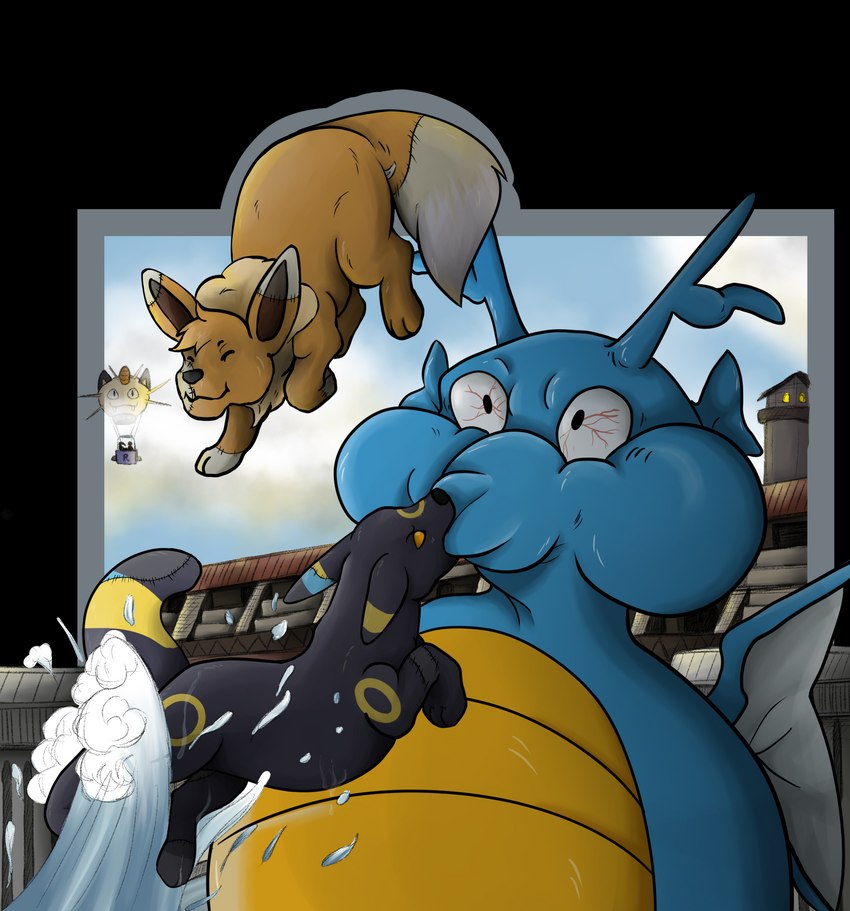 belly belly_inflation blowing_kiss feral group inflatable inflation liquid_inflation trio water_inflation fatunicorn nintendo pokemon eevee eeveelution fish generation_1_pokemon generation_2_pokemon kingdra marine pokemon_(species) seahorse syngnathid syngnathiform umbreon alpha_channel hi_res