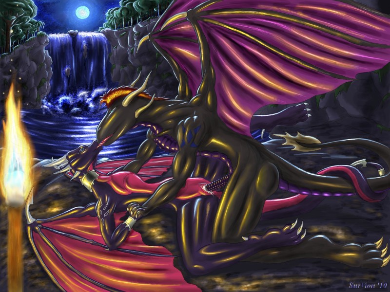 cynder, fan character, and nero (spyro the dragon and etc) created by survion