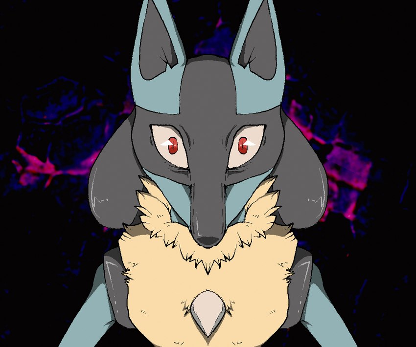 ambiguous_gender anime_style anthro blue_body chest_spike expressions fisheye_lens insane looking_at_viewer scared shocked solo spikes spikes_(anatomy) surprise surprised_expression traumatized triggered wide_eyed alekoin nintendo pokemon canid canine generation_4_pokemon lucario mammal pokemon_(species) icon meme reaction_image