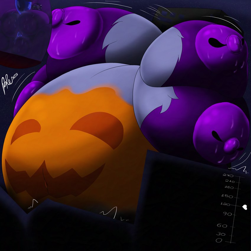 against_surface belly big_belly big_breasts big_butt bodypaint breasts butt holidays huge_belly huge_breasts huge_butt huge_thighs hyper hyper_belly hyper_breasts multi_breast on_glass painted_belly pregnant pumpkin_belly thick_thighs project_alex halloween abissal 1:1 absurd_res hi_res