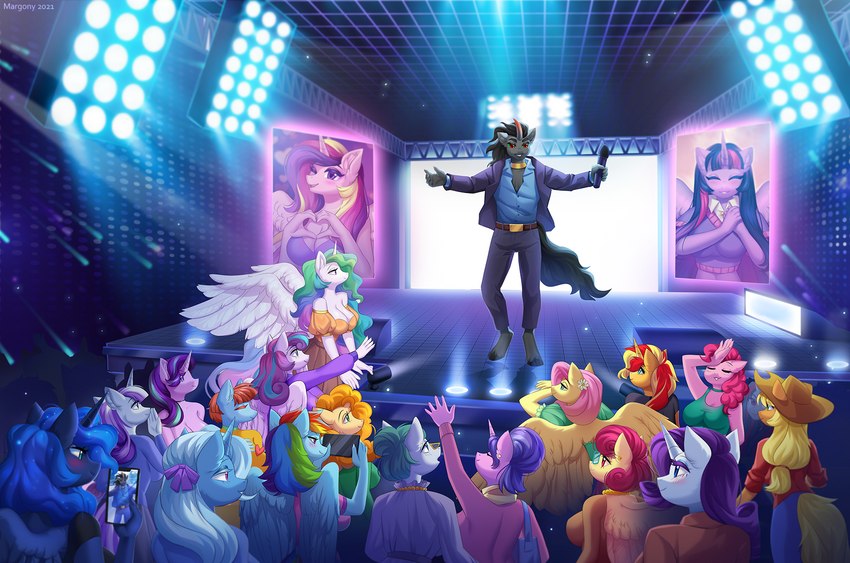 starlight glimmer, princess celestia, twilight sparkle, princess cadance, twilight velvet, and etc (friendship is magic and etc) created by margony