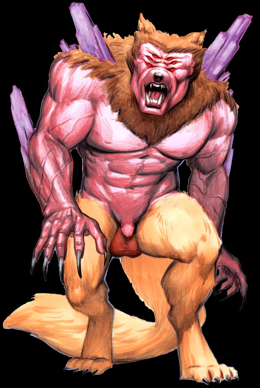 balls circumcised crystal flaccid genitals male multi_eye muscular penis simple_background transparent_background dion_hamill distant_star animal_humanoid canid canid_humanoid canine canine_humanoid fox fox_humanoid humanoid mammal mammal_humanoid monster satyr alpha_channel hi_res