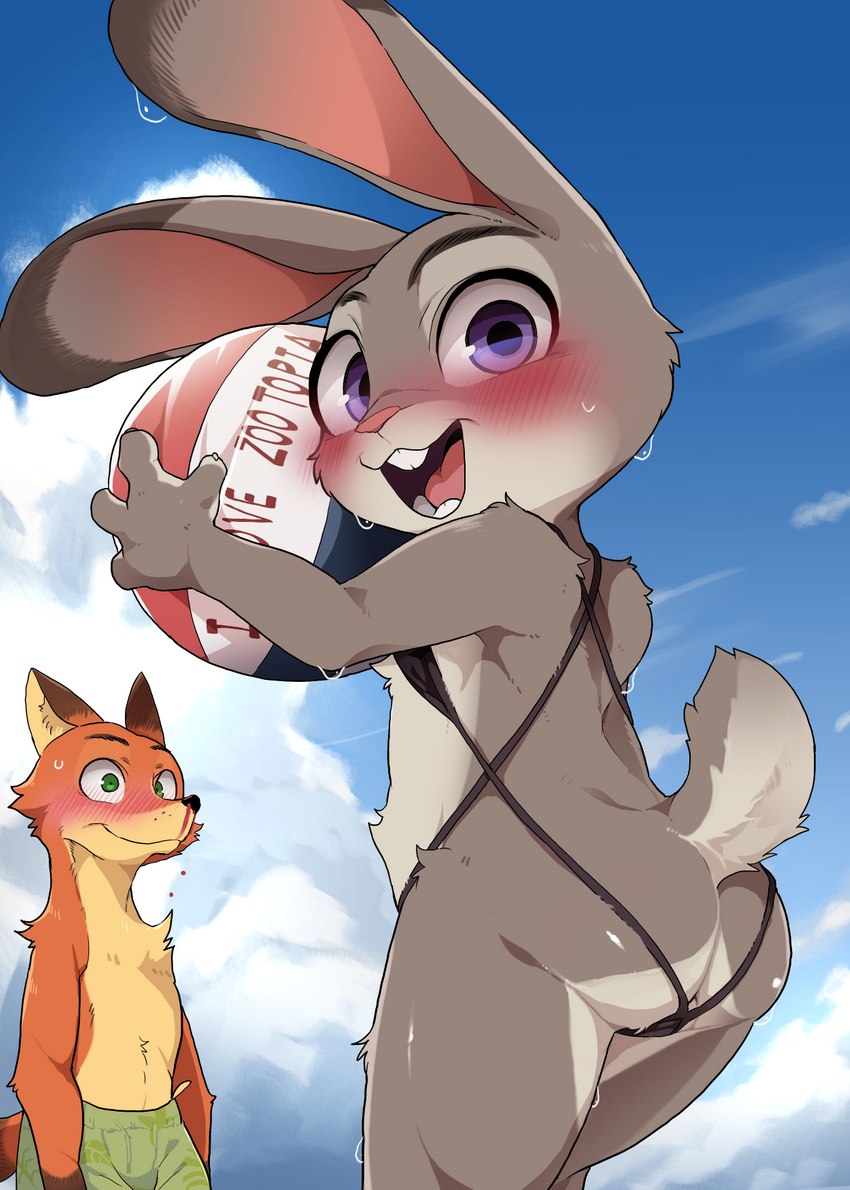 judy hopps and nick wilde (zootopia and etc) created by dagasi