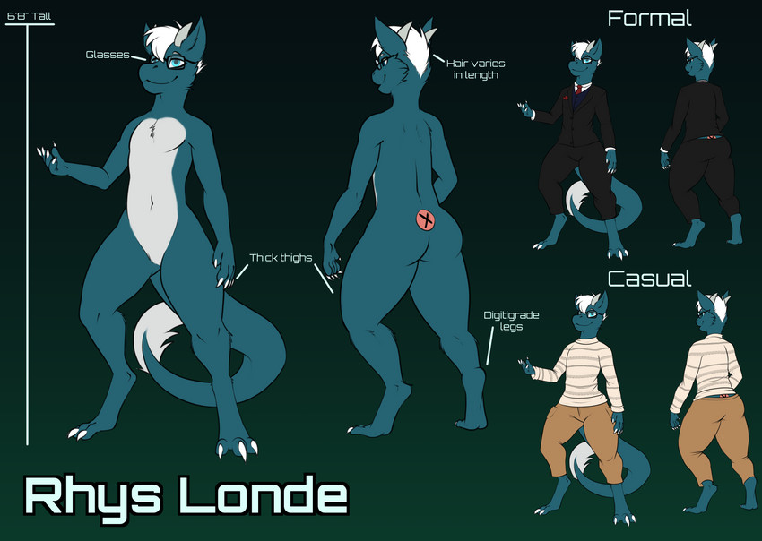 anthro blue_body blue_fur claws clothed clothing costume eyewear fur glasses handkerchief kerchief male nude pocket_square simple_background solo standing suit sweater tail text topwear pheonixbat mythology rhys rhys_londe dragon furred_dragon furred_scalie mammal mythological_creature mythological_scalie scalie 2019 absurd_res digital_drawing_(artwork) digital_media_(artwork) english_text hi_res model_sheet