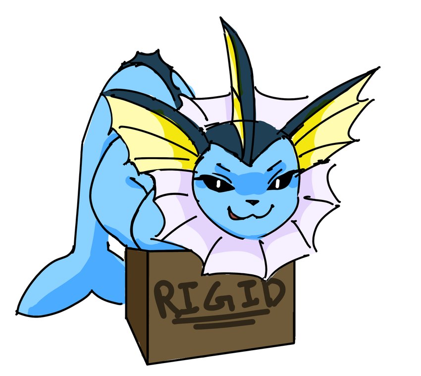 ass_up bedroom_eyes bite biting_lip box butt container female feral humor leaning leaning_forward looking_at_viewer narrowed_eyes seductive smile solo stuck tail banne nintendo pokemon eeveelution generation_1_pokemon mammal pokemon_(species) vaporeon colored colored_sketch hi_res sketch