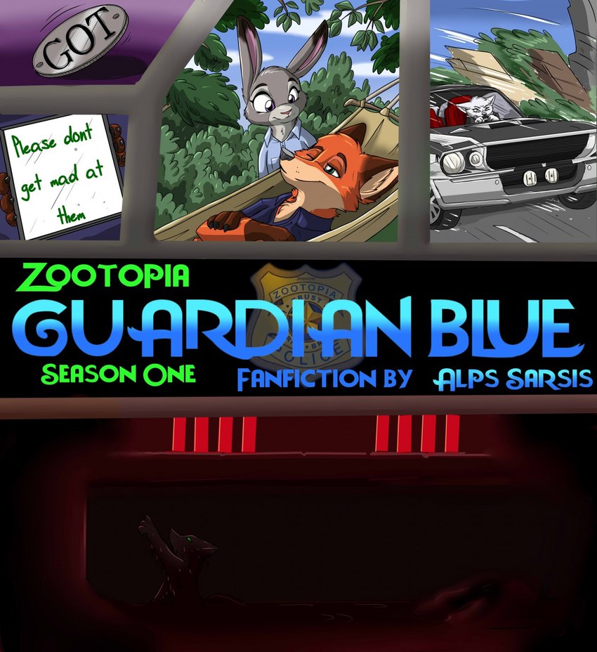 anthro badge blurred_background car city city_background claws clothing coin driving dry_erase_board duo fanfiction female fur glowing glowing_eyes hammock inside_car inside_vehicle male marker motion_lines one_eye_closed outside partially_submerged text trapped underground vehicle water sarsis disney zootopia judy_hopps nick_wilde skye_(zootopia) canid canine fox lagomorph leporid mammal rabbit red_fox true_fox cover english_text hi_res