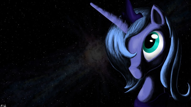 princess luna (friendship is magic and etc) created by mister-hand