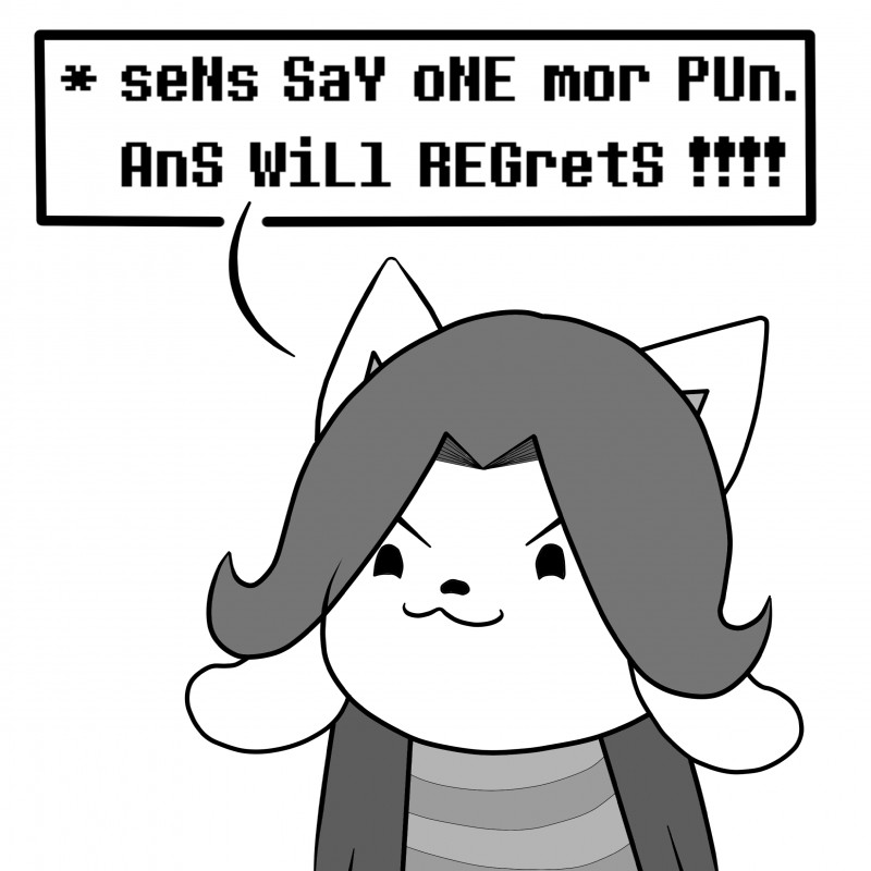 temmie (undertale (series) and etc) created by azen (artist)