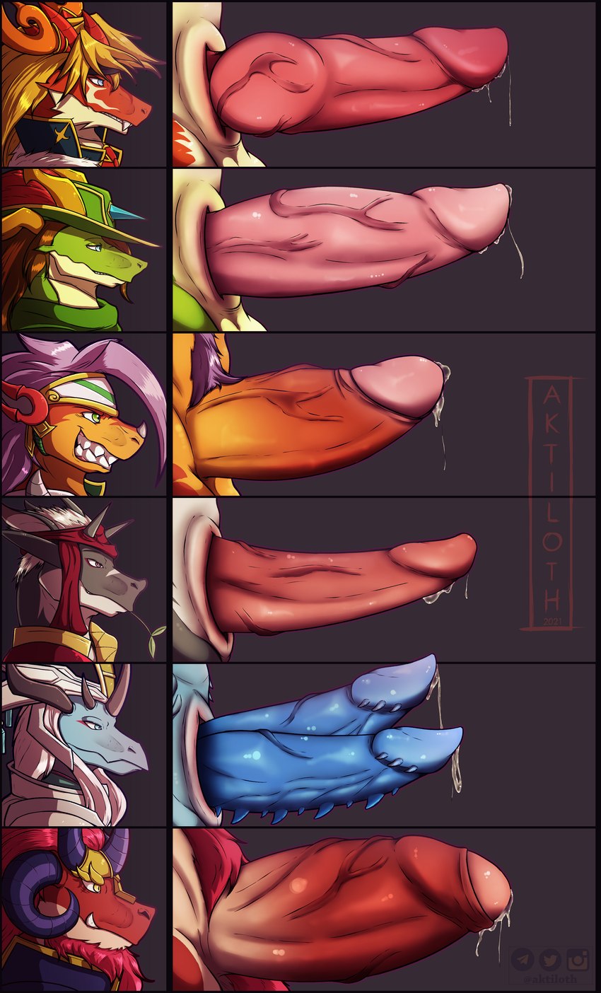 2_penises animal_genitalia animal_penis anthro armor balls big_penis black_body black_scales blonde_hair blue_body blue_scales bodily_fluids brown_hair canine_genitalia canine_penis chart clenched_teeth clothing comparing comparing_penis erection foreskin genital_fluids genital_slit genitals green_body green_scales grin group hair hat headgear headwear horn humanoid_genitalia humanoid_penis humanoid_penis_in_slit hybrid_genitalia hybrid_penis kerchief knot knotted_humanoid_penis knotted_penis leaking male multi_genitalia multi_penis penile_spines penis penis_chart penis_size_difference pink_hair pink_penis precum pubes purple_hair red_body red_scales scales scarf smile smug teeth thick_penis vein veiny_knot veiny_penis white_hair aktiloth bushiroad future_card_buddyfight mythology penis_lineup explosive_hammer_fuad fire_sword_doble ice_lance_merak light_rim_alliot magical_blade_mizaru wind_bow_meglax armordragon dragon mythological_creature mythological_scalie scalie absurd_res colored digital_drawing_(artwork) digital_media_(artwork) hi_res