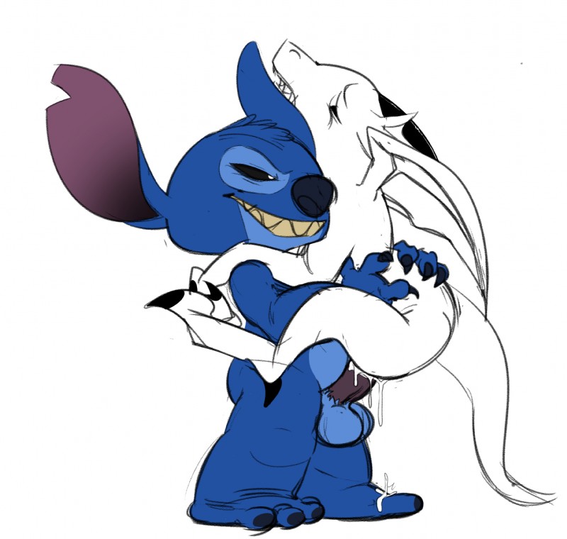 avi and stitch (lilo and stitch and etc) created by jerseydevil