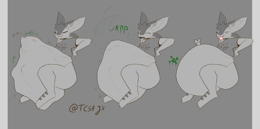 3_fingers 3_toes 4_ears :3 ambiguous_anthro ambiguous_gender ambiguous_pred ambiguous_prey anthro anthro_pred anthro_prey belly belly_overhang belly_reduction bent_arm bent_legs big_belly biped blep bodily_noises bottomless brown_text burp_cloud burping butt casual_pred cheek_tuft chest_tuft claws closed_smile clothed clothed_ambiguous clothed_anthro clothing cloud_emanata countershade_face countershading death digestion digestion_noises digestion_sequence emanata exposed_belly eyes_closed face_imprint facial_tuft fatal_vore feet finger_claws fingers flat_chested foot_markings fully_inside gesture green_text grey_arms grey_background grey_belly grey_body grey_butt grey_clothing grey_countershading grey_ears grey_face grey_feet grey_hands grey_inner_ear_fluff grey_legs grey_shirt grey_topwear grey_tuft half-closed_eyes hand_gesture hand_imprint head_tuft huge_belly imprint inner_ear_fluff leg_markings legs_around_belly legs_around_own_belly looking_aside looking_at_viewer markings monotone_arms monotone_background monotone_belly monotone_body monotone_butt monotone_clothing monotone_face monotone_feet monotone_hands monotone_legs monotone_shirt monotone_topwear motion_lines mouth_closed mph! muffled multi_ear narrowed_eyes one_eye_closed open_mouth oral_vore partially_clothed partially_clothed_ambiguous partially_clothed_anthro pointy_ears prick_ears rumbling_stomach same_size_vore shirt shirt_only short_sleeved_shirt short_sleeves side_view simple_background skull_and_crossbones smile smiling_at_viewer smoothening_bulge_digestion soft_vore solo sound_effects stretchy_bulge struggling struggling_prey text text_on_clothing text_on_shirt text_on_topwear thick_thighs three_frame_sequence toes tongue tongue_out topwear topwear_only tuft twitter_handle unseen_prey unwilling_prey urp v_sign vore vowelless vowelless_sound_effect vowelless_vocalization wink winking_at_viewer tcsrjx avali avian 2024 artist_name digital_drawing_(artwork) digital_media_(artwork) english_description english_text full-length_portrait hi_res pillarbox portrait sequence female_(lore) male_(lore)