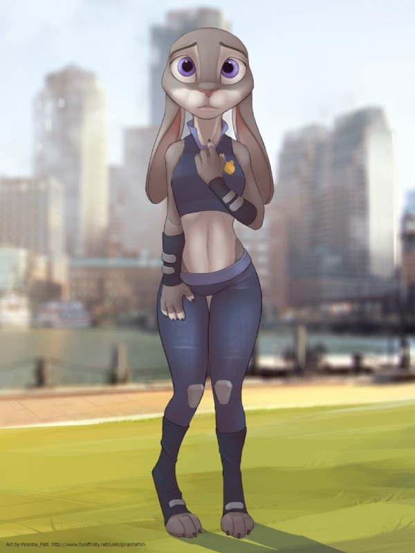 judy hopps (zootopia and etc) created by piranha fish