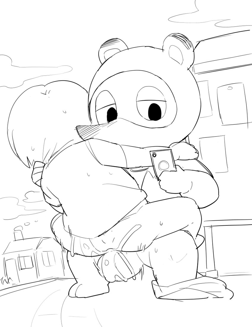 tom nook and villager (animal crossing and etc) created by masshiro
