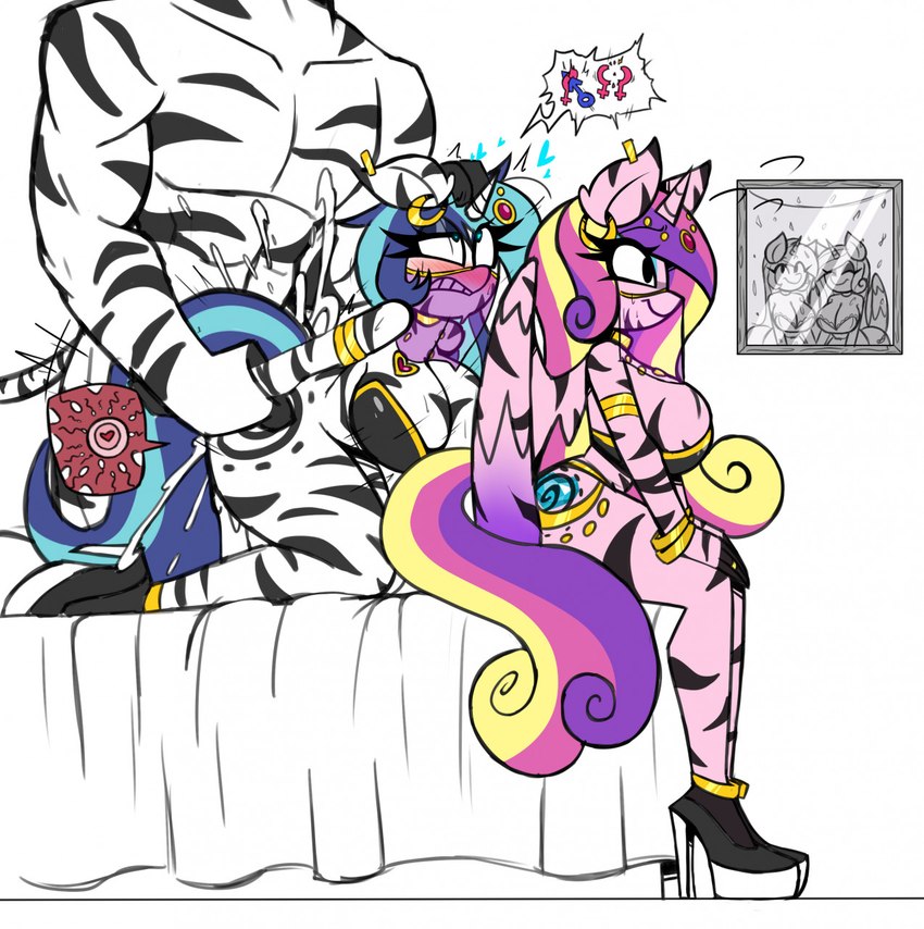 princess cadance and shining armor (friendship is magic and etc) created by nelljoestar